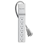 Belkin 6-Outlet Home/Office Surge Protector with Rotating Plug and 8' Cord