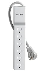 Belkin 6-Outlet Home/Office Surge Protector with Rotating Plug and 8' Cord