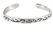 Celtic Knot Pattern Irish Thin Pewter Bracelet