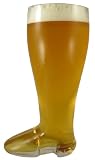 2 Liter Glass Beer Boot - Machine Pressed Das Boot