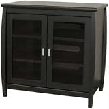 Techcraft SWD30B 30-Inch Tall-Boy Credenza For Flat Panel Televisions (Black)