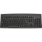 Spanish Black USB Cable Computer Keyboard (an Inputting Device).