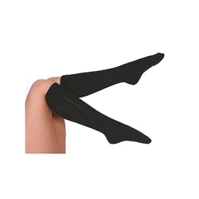 Cashmere Socks Knee High Rib Pointelle Luxury Black Brown Plum or Charcoal Womens