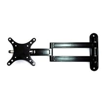 Unibrak UNB100 Articulating Cantilever LCD LED Plasma TV Wall Mount 15" - 30" Black Up to 35 Lbs