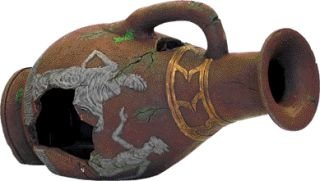 Exotic Environments Roman Vase Aquarium Ornament