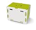 Legare Kids' Storage Bin, Green and White