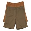 Boys Twill Flat Front Constructed Shorts