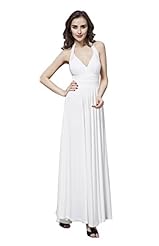 V-neck Sleeveless Ankle Length Evening Dress 