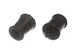WALKING STICK CRUTCH FRAME FERRULE BLACK RUBBERISED 1/2 INCH 13MM ID ( pack 4 )
