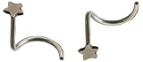 Surgical Steel 316L Twirl Nose Pins