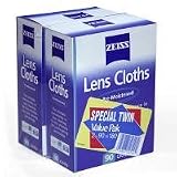 Zeiss-Pre-Moistened Lens Cloths, 180ct (2 Pack)