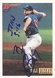 Bill Risley, Montreal Expos, 1993 Bowman Autographed Card