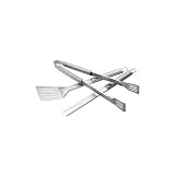 Weber 18600 3-Piece Stainless-Steel Barbecue Tool Set