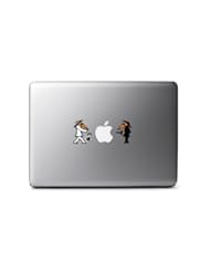 Wireless: Retro 8-Bit Spy Vs. Spy 8 Decals for MacBook, iPad Mini, iPhone 5S, Samsung Galaxy S3 S4, Nexus, HTC One, Nokia Lumia, Blackberry - Le 8-Bit
