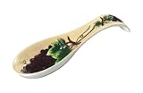 Review CC  / KITCHEN GRAPE 3-D SPOON REST TUSCANY CERAMIC
