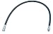 Low Pressure Power Inflator Hose for Buoyancy Compensator - 30" Black - 3/8" fitting