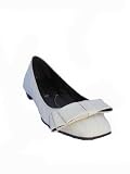 BCBG MAXAZRIA Antil Patent Flat in Ivory