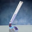 Lumisource Luminance LED Acrylic Base Table Lamp - Silver