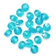 Faceted Rondelle Bead, 1000pc Pkg, Turquoise