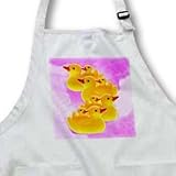 Rubber Duck - Ducks on pink - Aprons