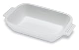 Cuisinart Chef's Classic Ceramic Bakeware 7-by-10-Inch Rectangular Deep Baker, White