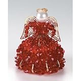 Birthstone Angel Ornament Bead Kit - January Garnet
