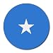 Somalia Flag Round Mouse Pad