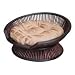 Atmosphere Bamboo Pet Bed with Cushion (chocolate brown stain) (9H x 19W x 19D)