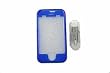 MyNetDeals- Crystal Blue Cover Case Protector w/ Belt Clip for Apple iPhone + Premium Car Charger + Home/ Travel/ Wall Charger for iPhone
