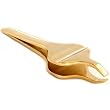 Eyebrow Tweezers Manicure Premium Wide Grip Gold 3.25"