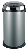 Brabantia Touch Bin, Metallic Grey, 50 Litre