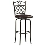 Linon Diamonds 30" High Swivel Bar Stool