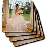 Review 3dRose LLC  / Bridal Shower - Set Of 8 Ceramic Tile Coasters