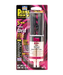 Permatex 84115-12PK PermaPoxy 5 Minute Plastic Weld - 0.84 oz., Pack of 12
