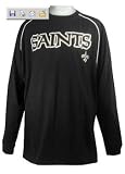 New Orleans Saints Close Look 2 Big and Tall Long Sleeve Jersey Crew