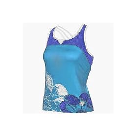 Buy Descente 2008 Ladies Bliss Sprint Cycling Top - Big Flower Azure - 13243bfaz