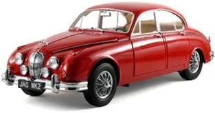 1962 Jaguar Mark 2 3.8L Red 1:18 Diecast Car Model