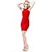 Meilun® Women's Rayon Front Cross Cocktail Bandage Bodycon dress