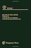 Alkaline earth hydroxides in water and aqueous solutions