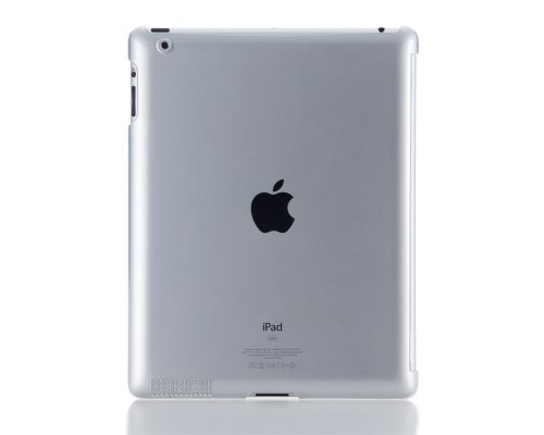 Simplism Apple製Smart coverを装着したiPad 2 専用ハードカバー クリスタルクリア TR-SBCIPD2-CC