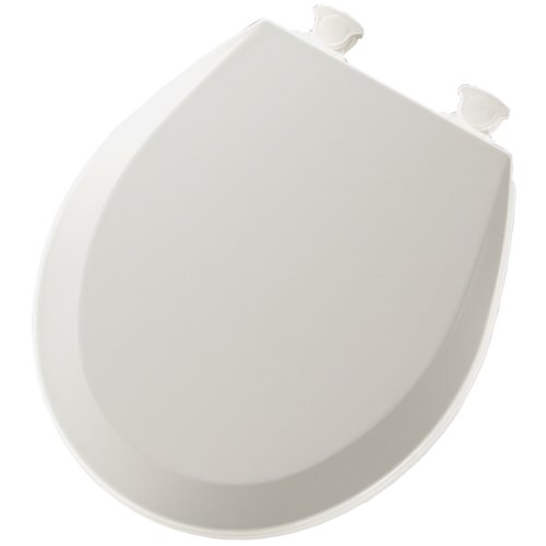 Buy Mayfair 46ECDG Premium Round Molded Wood Toilet Seat with Easy Clean Hinges and DuraGuard Antimicrobial, White online at Discounted New and Used prices. Delivered to your door with Off-The-Bookshelf.