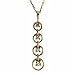 Journey Diamond Four Circles Pendant Necklace