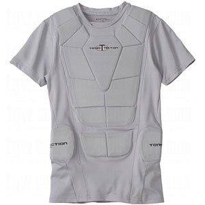 Easton Youth Torso Tection Shirt, Gray, Medium 