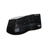 Adesso Tru-Form Pro Contoured Ergonomic Keyboard with TouchPad (PCK-308UB)