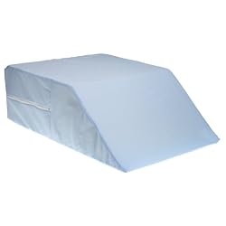 Duro-Med Ortho Bed Wedge with Blue Polyester/Cotton Cover, 8 x 20 x 24