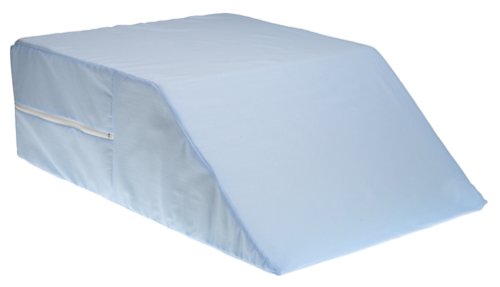 Duro-Med Ortho Bed Wedge with Blue Polyester/Cotton Cover, 8 x 20 x 26