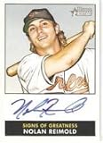 2007 Bowman Heritage Signs of Greatness #NR Nolan Reimold - Baltimore Orioles (Autographed Card)(Baseball Cards)