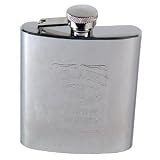 Outdoor Living : Jack Daniels hip flask - old no.7 brand - stainless steel