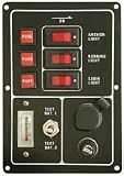 Switch Panel with Battery Test & 12V Outlet