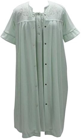 New Miss Elaine Mint/Pink Short Gown &amp; Robe set - L